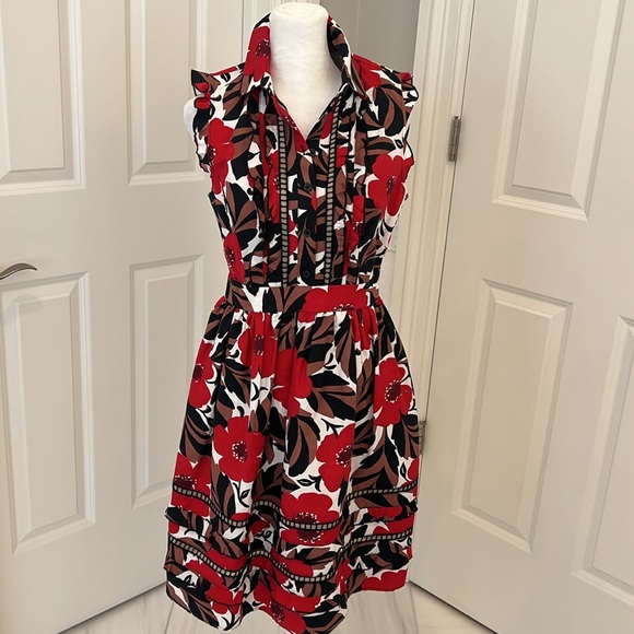 NWT Kate Spade floral dress size 4 - Picture 2 of 7